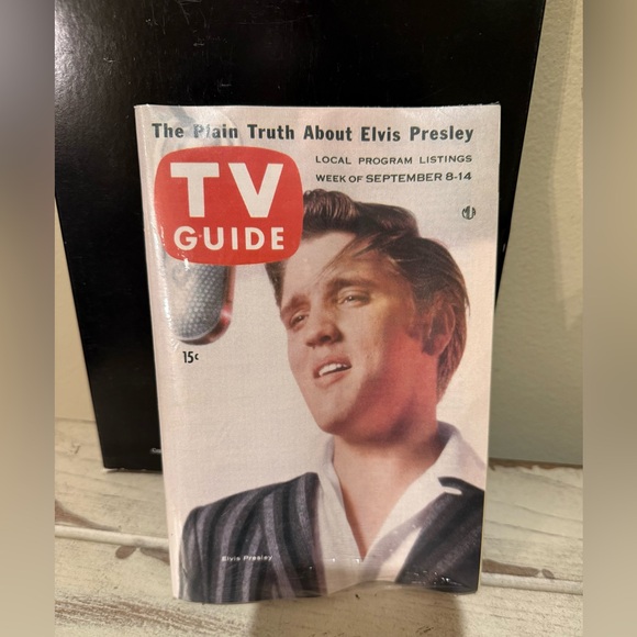 TV Guide Collector's Classics Elvis Presley Sept. 1956 Series 1 Reissue w/ Box - Picture 3 of 7